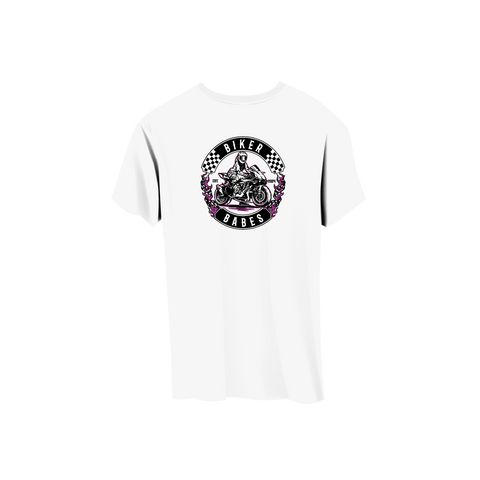 Biker Babes Sports Purple Collection Short Sleeve Raglan T Shirt