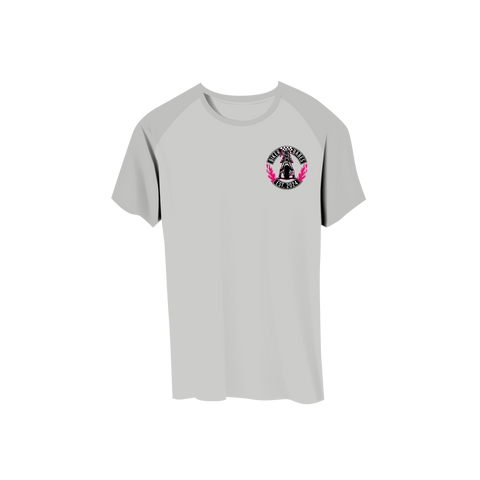 Biker Babes Hot Pink Collection Short Sleeve Raglan T Shirt