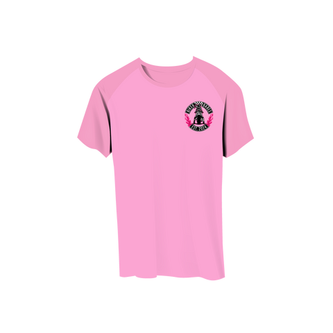 Biker Babes Hot Pink Collection Short Sleeve Raglan T Shirt
