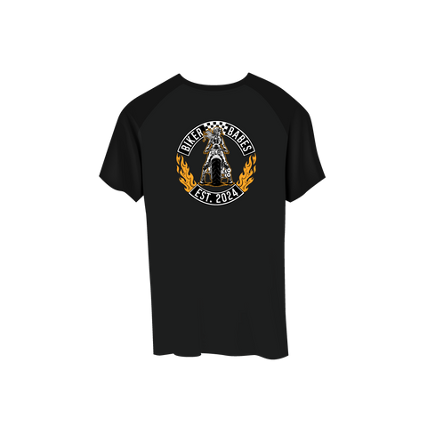 Biker Babes Short Sleeve Raglan T Shirt