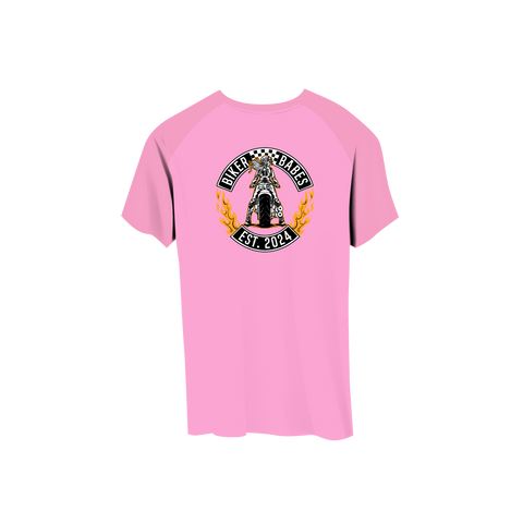 Biker Babes Short Sleeve Raglan T Shirt