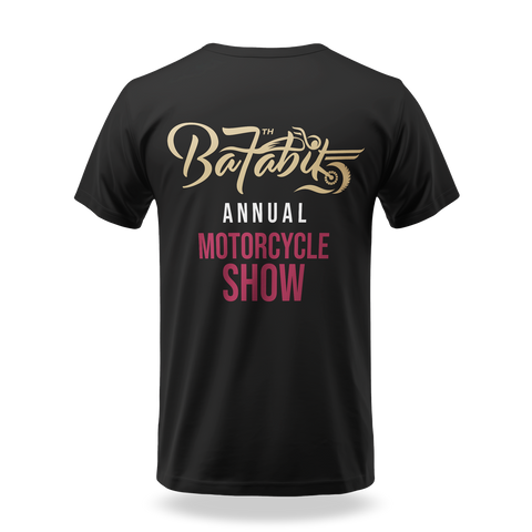 2026 Batabit Motorcycle Show Short Sleeve cotton T shirt
