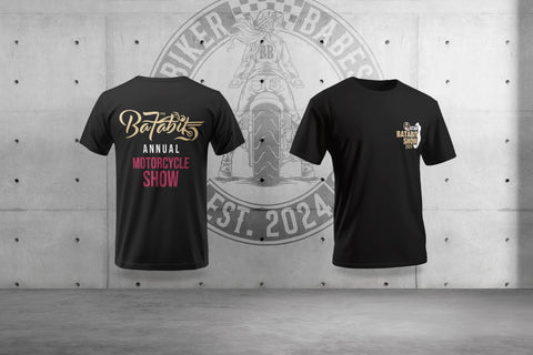 2026 Batabit Motorcycle Show Short Sleeve cotton T shirt