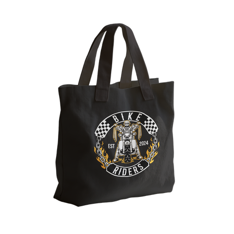 Biker Rider Tote Bag