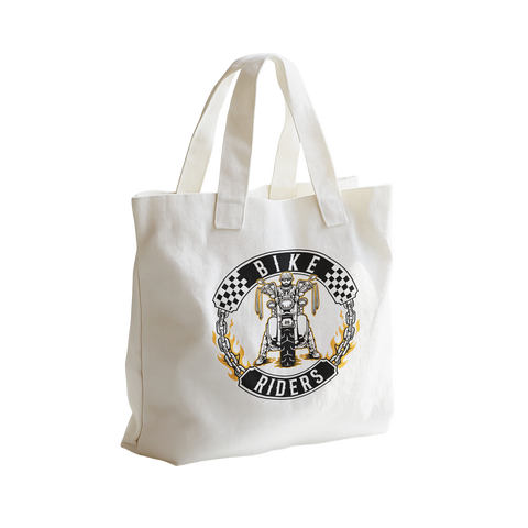 Biker Rider Tote Bag