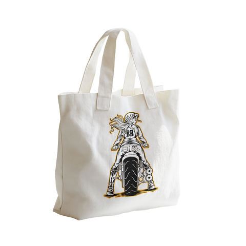 Biker Babes Rider Tote Bag