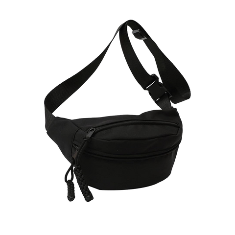 Black waist band hip bag