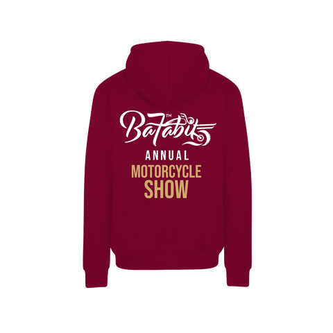 2026 Batabit Motorcycle Show Long Sleeve cotton Hoodie
