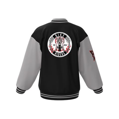 Biker Riders Red Collection Custom Made Baseball Jacket