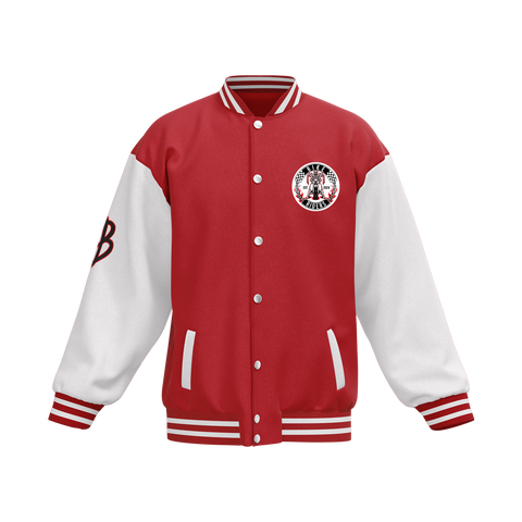 Biker Riders Red Collection Custom Made Baseball Jacket