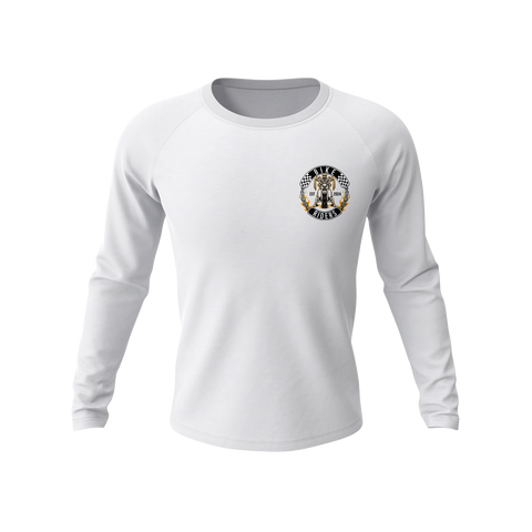 Biker Riders Long Sleeve Raglan T shirt