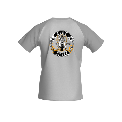 Biker Rider Men's Short Sleeve Raglan T shirt