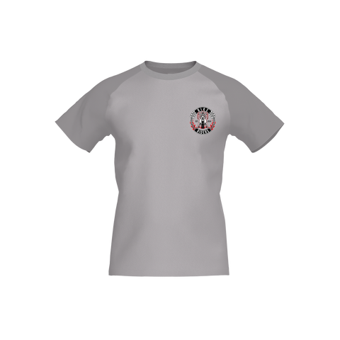 Bike Riders Red Collection Men's Raglan Short Sleeve T shirt