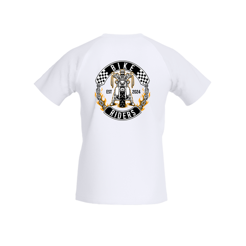Biker Rider Men's Short Sleeve Raglan T shirt