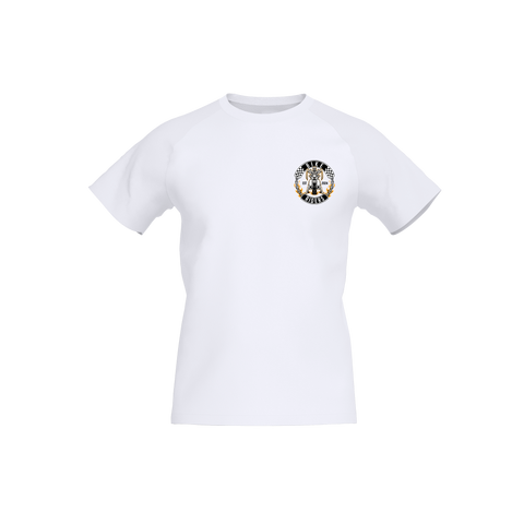 Biker Rider Men's Short Sleeve Raglan T shirt